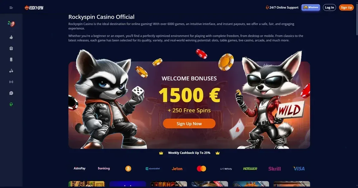 rockyspin casino